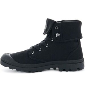 Palladium Baggy Canvas Boots Fold Down Collar Lace Up Ankle Boot Men's 10‎